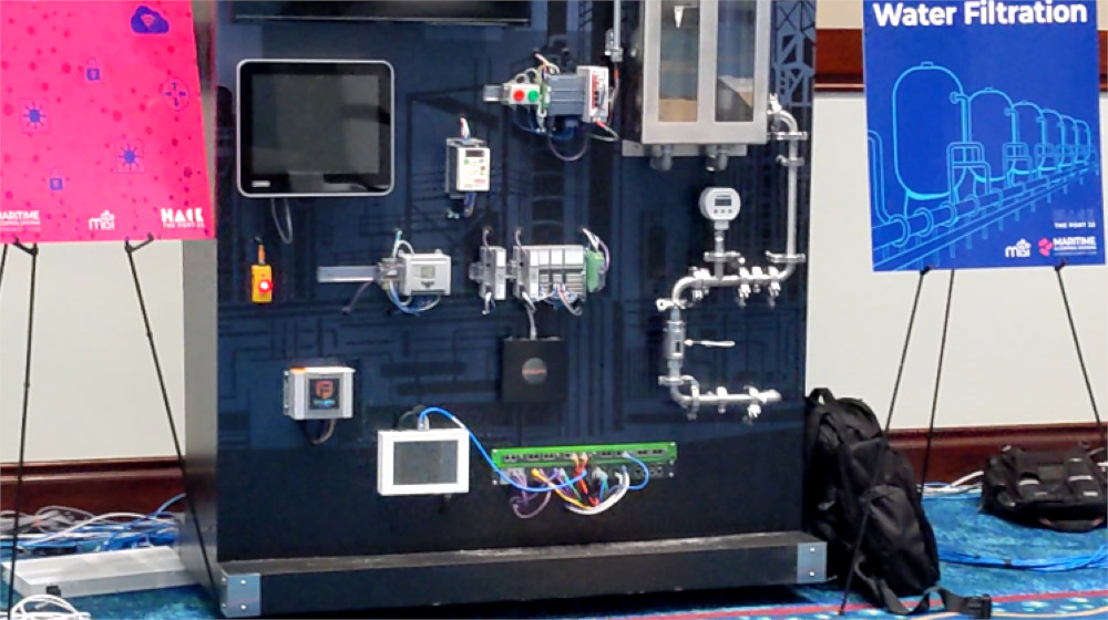 Water filtration SCADA system.